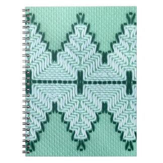 Carnet Couchage en fil textile rétro, pulsation graphique