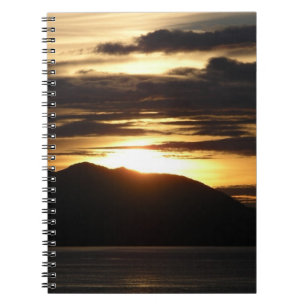 Carnet Coucher de soleil en Alaska III Photographie magni