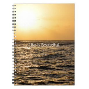 Carnet Coucher de soleil Kauai (ma photographie)