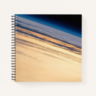 Carnet Coucher De Soleil Orbital Au Large De La Basse Cal