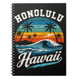 Carnet Coucher de soleil surf Honolulu Hawaï