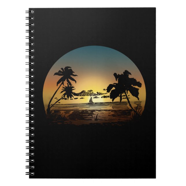 Carnet Coucher du soleil (Devant)