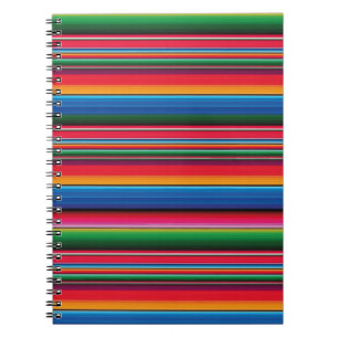 Carnet Couette traditionnelle mexicaine rouge Sarape Salt