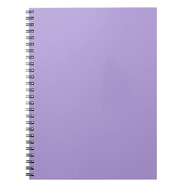 Carnet Couleur claire pastel violet (Devant)
