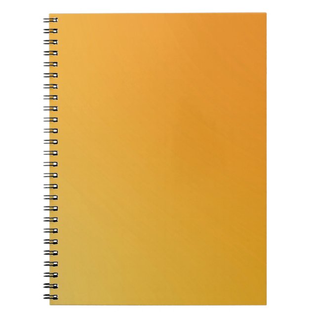 Carnet Couleur jaune or simple (Devant)