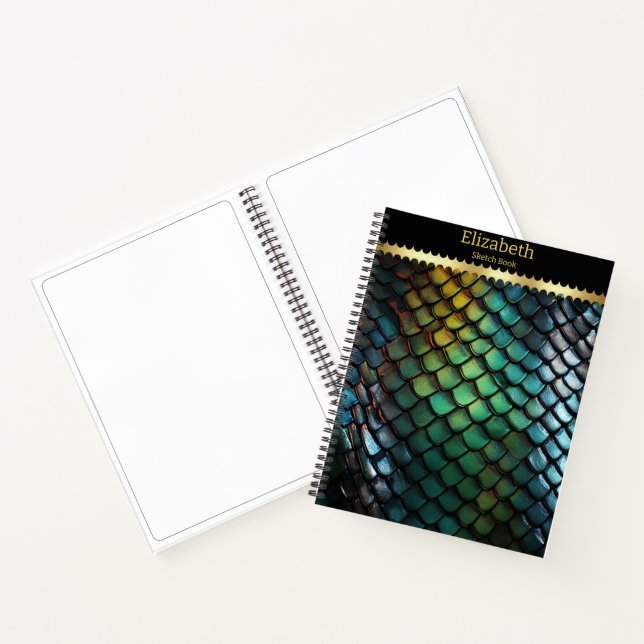 Carnet Couleurs chatoyantes de serpent aux couleurs (Intérieur)