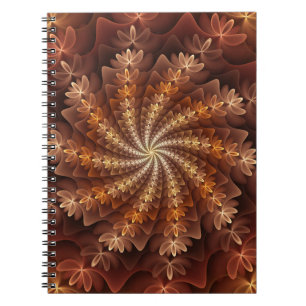 Carnet Couleurs chaudes, Abstrait moderne Motif d'art fra