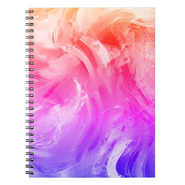 Carnet Couleurs lumineuses vibrantes (Devant)