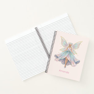 Carnet Couleurs pastel de l'ange magique fée