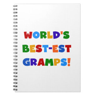 Carnet Couleurs vives Meilleurs Cadeaux Gramps du monde