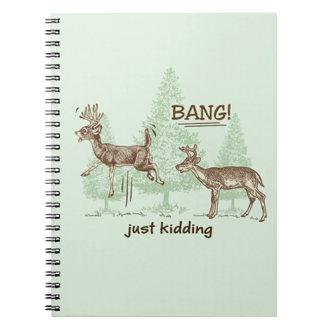 Carnet Coup ! Juste badinant ! Chasse de l'humour (Devant)