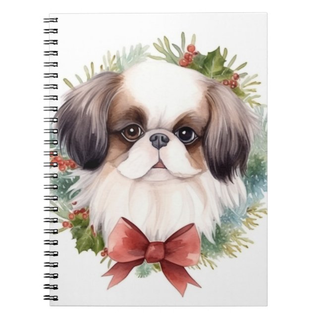 Carnet Coupe festive japonaise de germe de Noël (Devant)