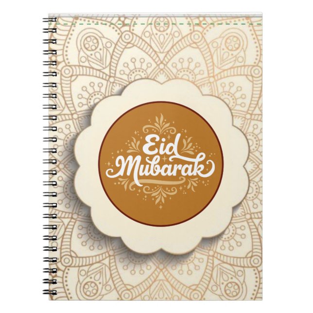 Carnet Couper Eid Mubarak (Devant)