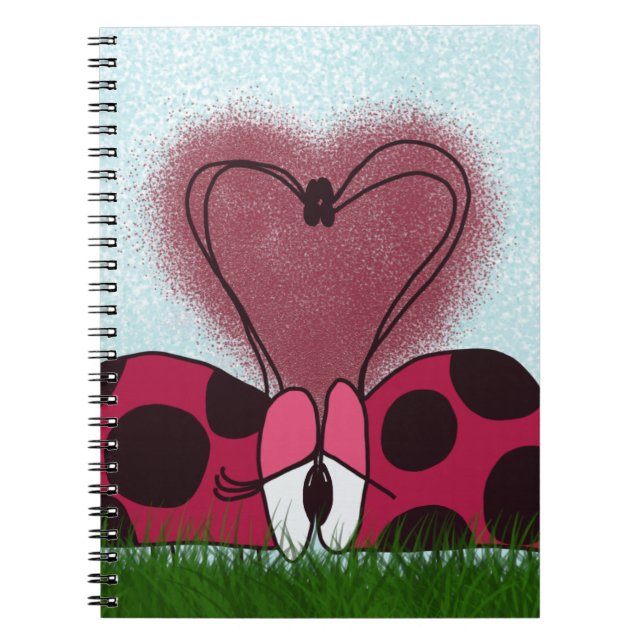 Carnet Couple de Ladybug mignon (Devant)