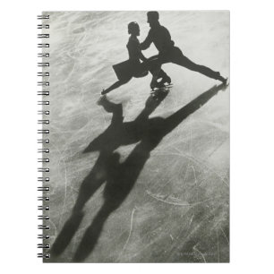 Carnet Couple de patinage sur glace