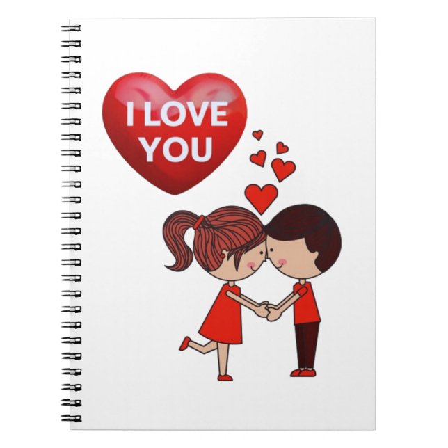 Carnet couple image in love! (Devant)