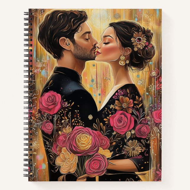 Carnet Couple In Love, Jour De Mariage (Devant)