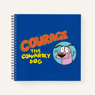 Carnet Courage du chien lâché Afficher le logo