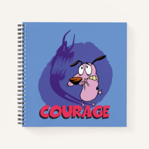 Carnet Courage du chien lâché Graphique instantané