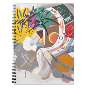 Carnet Courbe dominante abstraite de Kandinsky
