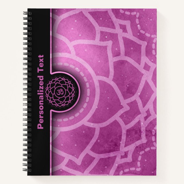 Carnet Couronne Chakra Sahasrara Guérison énergétique (Devant)