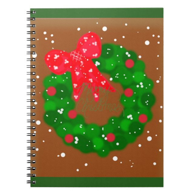 Carnet Couronne de Fête (Devant)