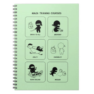 Carnet Cours de formation Ninja, Couleur personnalisée