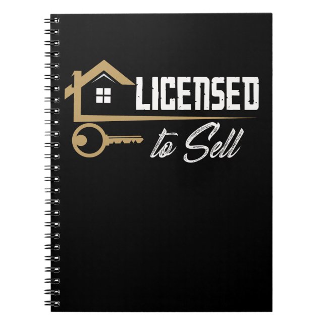 Carnet Courtier immobilier Fier Agent immobilier (Devant)