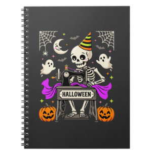 Carnet Couture de squelette d'Halloween Fantôme Citrouill