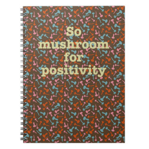 Carnet couvert de champignons