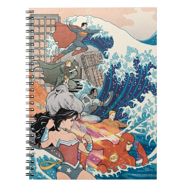 Carnet Couverture comique de la Ligue de Justice #15 Vari (Devant)