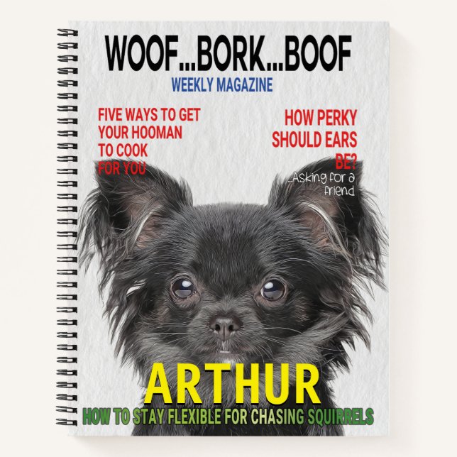 Carnet Couverture du magazine parodique Chihuahua (Devant)