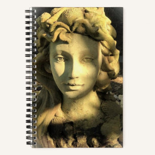 Carnet Couverture dure de la statue du jardin