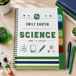 Carnet Couverture personnalisée de l'école de sciences ve