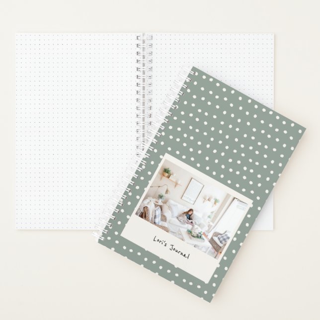 Carnet Couverture photo à puce personnalisée (À l'intérieur)