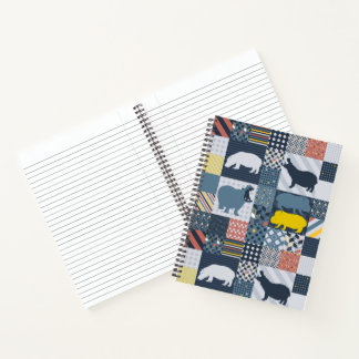 Carnet Couvre-lit Faux Hippopotames