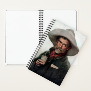 Carnet Cowboy espagnol Ranchero dans le Vieux-Ouest Saloo