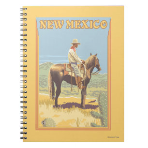 Carnet Cowboy (vue de côté) Nouveau Mexique