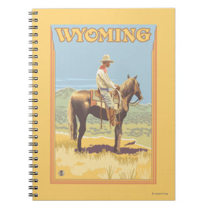 Carnet Cowboy (vue de côté) Wyoming