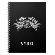 Crabe tribal noir et blanc