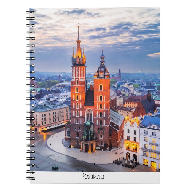 Carnet Cracovie nuit en Pologne (Devant)