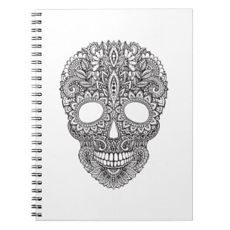Carnet Crâne humain inspiré