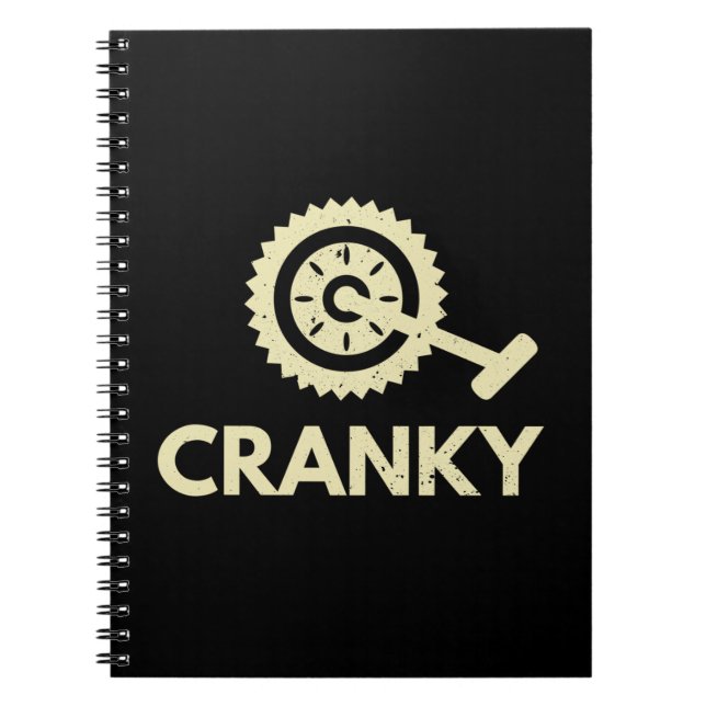Carnet Cranky / Vélo / Cycliste (Devant)