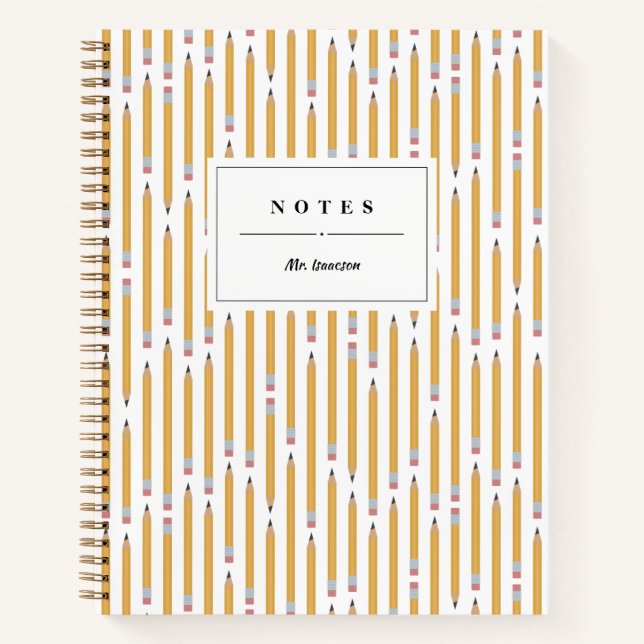 Carnet Crayons personnalisés (Devant)