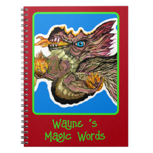 Carnet Create Your Own Magic Fire Dragon