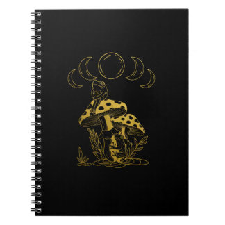 Carnet Création de champignons Aesthetic Goblincore et Co