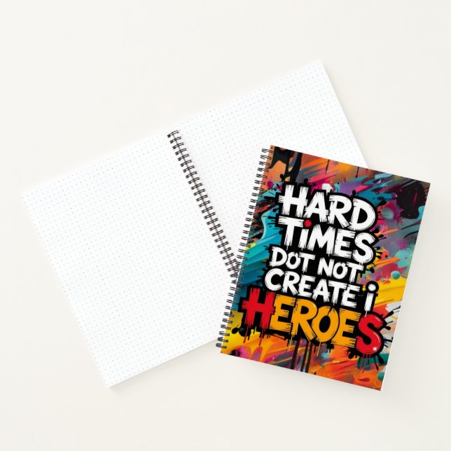 Carnet Création de héros typographiques à dégradé vibrant (Intérieur)