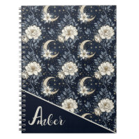 Création florale céleste et lune croissante de min
