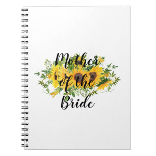 Carnet Créer son propre tournesol cadeau de fête nuptiale