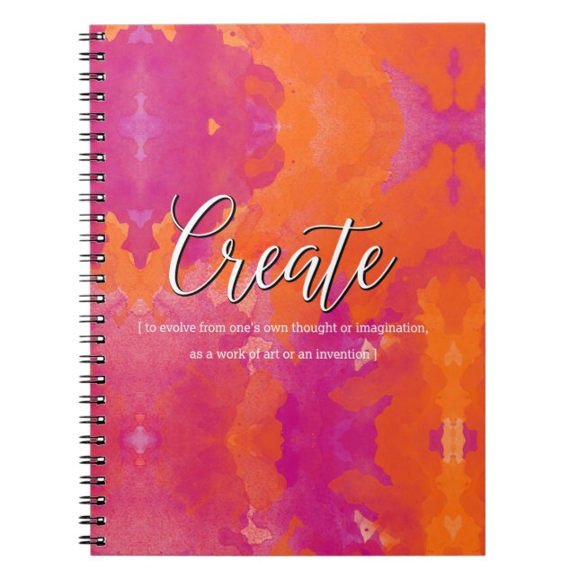 Carnet Créez la conception inspirée (Devant)